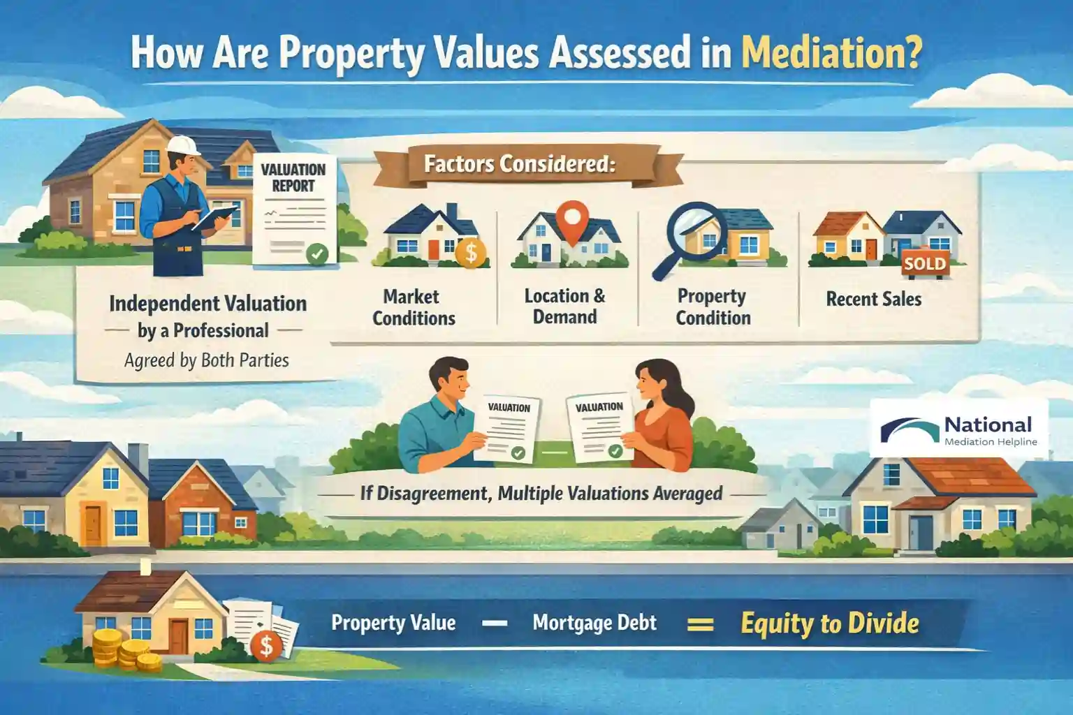 How Are Property Values Assessed in Mediation Brighton?