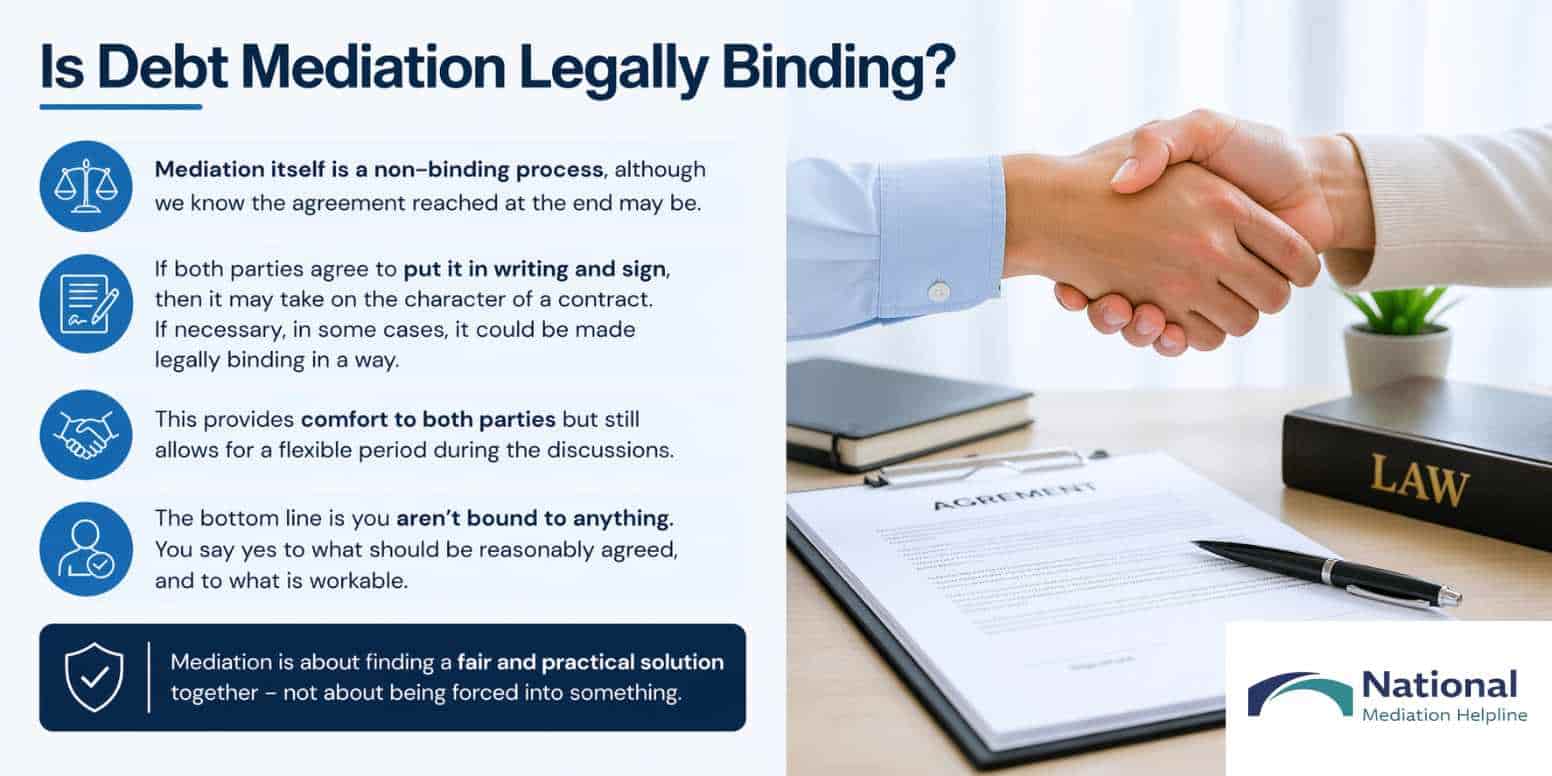 Is Debt Mediation Legally Binding Brighton