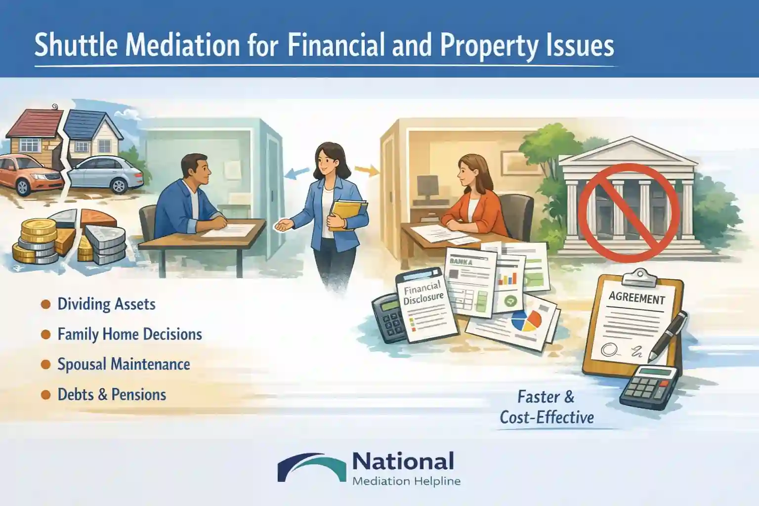 Shuttle Mediation for Financial and Property Issues Brighton